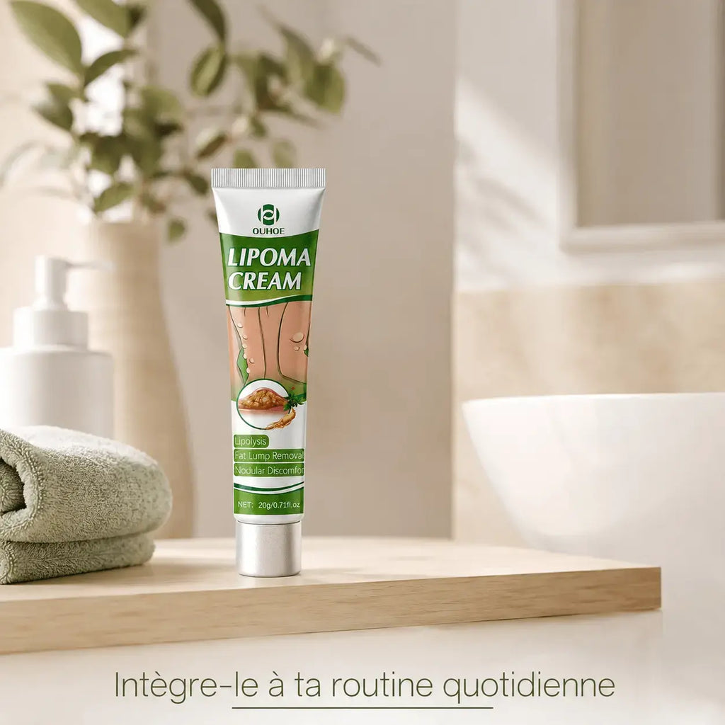 Retrouvez la confiance grâce à la CRÈME LIPOMA.