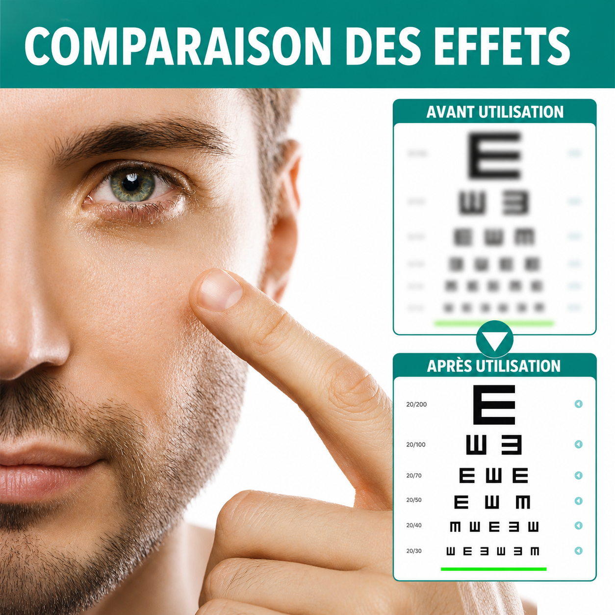 Rouleau d'Amélioration de la vision-soin Naturel pour vos yeux