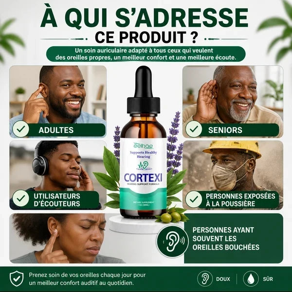 Gouttes auriculaires douces pour soulager les acouphènes